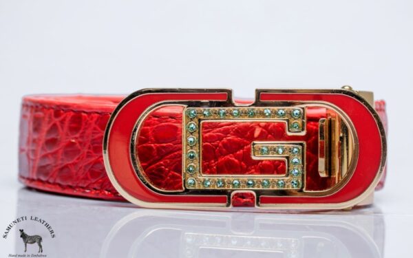 Ladies crocbelly belt - Image 2