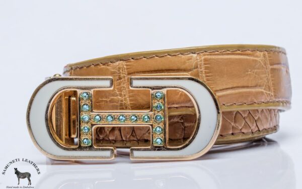 Ladies crocbelly belt - Image 3